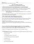 Reading Guide 09 - Cell Cycle, DNA Replication, and Mitosis