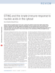 STING and the innate immune response to nucleic acids in the cytosol.