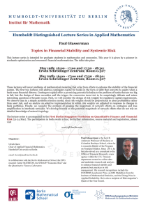 presents at the Humboldt Distinguished Lecture Series in Applied Mathematics