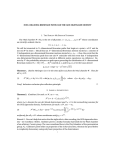 Non-Colliding Brownian Paths and the GOE Eigenvalue Density