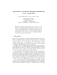 Approximate Measures of Semantic Dissimilarity under Uncertainty