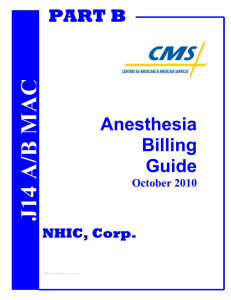 anesthesia billing guide
