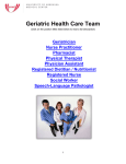 Geriatric Health Care Team