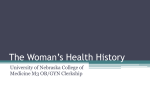 Women's Health History