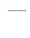 1: Introduction and Summary