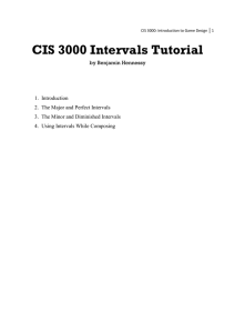 CIS 3000 Intervals Tutorial