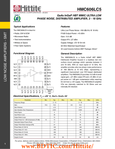 HMC606LC5 数据资料DataSheet下载
