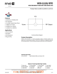 VCO-111S 数据资料DataSheet下载