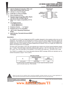 TPA0213 数据资料 dataSheet 下载