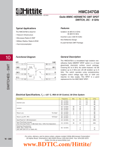 HMC347G8 数据资料DataSheet下载