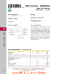 HMC358MS8G 数据资料DataSheet下载