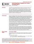 XAPP946 - 适用于 Virtex-4 RocketIO MGT 的开关电源