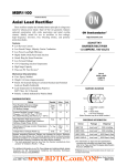 100 V, 1.0 A Schottky Rectifier