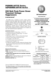 600 Watt SMB Transient Voltage Suppressor, 100 V, Unidirectional