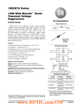 1500 Watt MOSORB® Transient Voltage Suppressor, 6.8 V Unidirectional