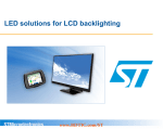 LED solutions for LCD backlighting