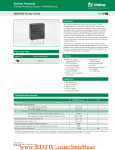 Varistors SMOV34S Datasheet