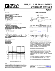 AD7688 数据手册DataSheet下载