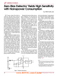 Feb 1998 Zero-Bias Detector Yields High Sensitivity with Nanopower Consumption