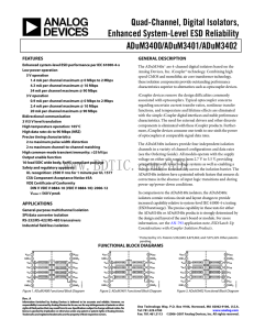 ADuM3400 数据手册DataSheet下载