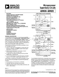 ADM690 数据手册DataSheet 下载