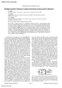 Multiple-junction biasing of superconducting tunnel junction detectors