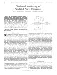 D.J. Perreault and J.G. Kassakian, Distributed Interleaving of Paralleled Power Converters, IEEE Transactions on Circuits and Systems I , Vol. 44, No. 8, Aug. 1997, pp. 728-734.