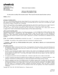 UTA-1 Instruction Sheet