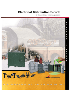 Electrical Distribution Products for Commercial and Industrial Applications