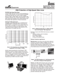 High Speed Data Lines