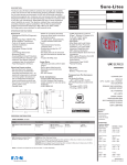 UX Series - Self Powered specification sheet