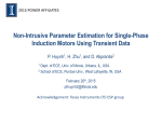 Non-Intrusive Parameter Estimation for Single-Phase Induction Motors Using Transient Data