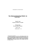 "The Balassa-Samuelson Model: An Overview"