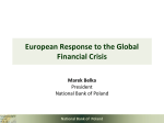 Presentación de Marek Belka, Presidente del Banco Central de Polonia (en inglés).
