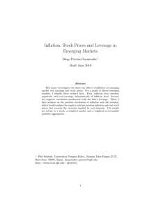 n ation, Stock Prices And Leverage In Emerging Markets: