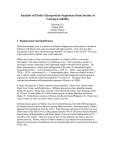 Doukas, Tammy: Analysis of Ebola Glycoprotein Sequences from Strains of Varying Lethality