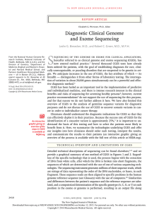 Diagnostic Clinical Genome and Exome Sequencing