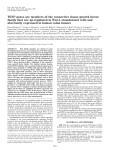 WISP genes are new members of the connective tissue growth factor family that are up-regulated in Wnt-1 transformed cells and aberrantly expressed in human colon tumors.