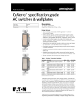 CuVerro Specification Sheet