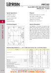 HMC322 数据资料DataSheet下载