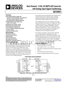 AD10465 数据手册DataSheet 下载