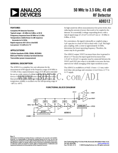 AD8312 数据手册DataSheet 下载