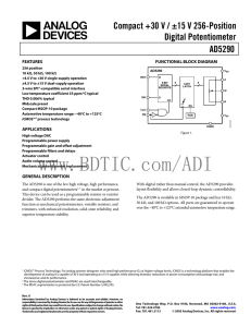 AD5290 数据手册DataSheet下载