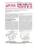 DN254 - LT1806: 325MHz Low Noise Rail-to-Rail SOT-23 Op Amp Saves Board Space