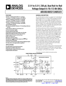 AD5313 数据手册DataSheet 下载