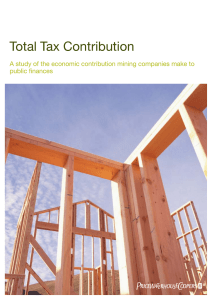 Total Tax Contribution public fi nances