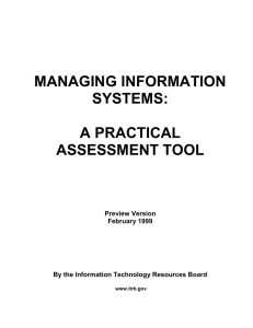 MANAGING INFORMATION SYSTEMS:  A PRACTICAL