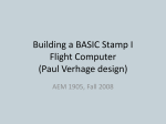 Building a BASIC Stamp I Flight Computer (Powerpoint)