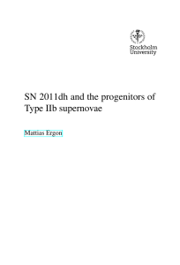 SN 2011dh and the progenitors of Type IIb supernovae Mattias Ergon