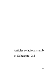 Articles relacionats amb el Subcapítol 2.2 109